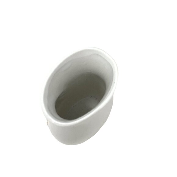 Vintage Mini Bud Vase Easter Bunny Rabbit Blue Bonnet 3D Made in Taiwan 4 Inch - Picture 5 of 6